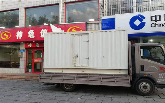 南头镇出租发电机施工案例